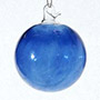 Blown Glass Ball - BLUE
