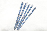 Glass Icicles - Light Blue & Clear
